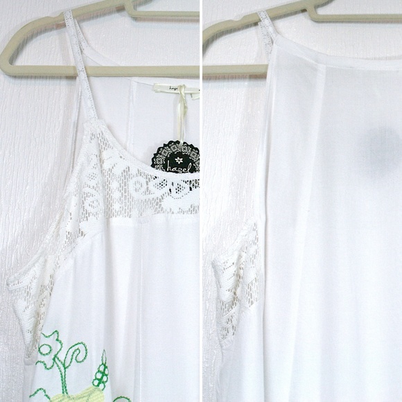 Floral Embroidered & Lace Detailed Dress NWT - Picture 5 of 8